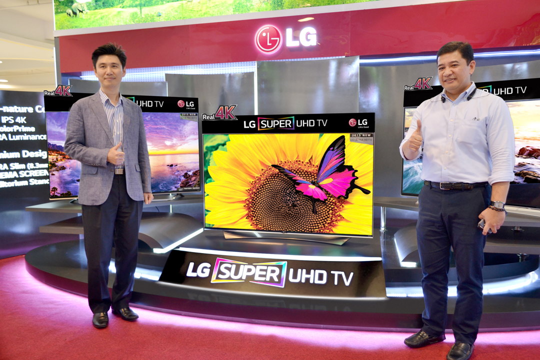 LG Super UHD TV with EXECUTIVES