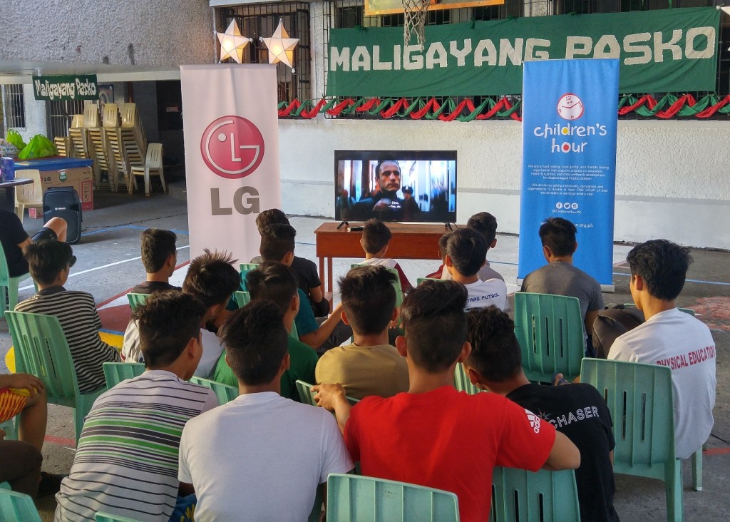 LG Electronics donates a TV to Pangarap Foundation